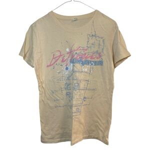 Vintage Deftones Band Tee XL – Blueprint Graphic 2000s Rock T-Shirt
